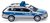 WIKING 0104 39  Polizei - VW Golf V Variant - silber/blau