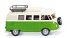 WIKING 0797 36 VW T1 Camping-Bus - elfenbein/grün