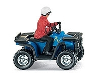 WIKING 0023 01  All Terrain Vehicle (ATV) - blau/schwarz