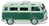 WIKING 0289 99 Ford Transit Panorama-Bus - dunkelgrün/pastellgrün
