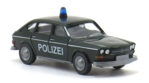 WIKING 0864 18 Polizei - VW 411 Limousine - tannengrün