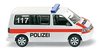 WIKING 0104 38 Polizei - VW T5 - weiß/rot (Schweiz)