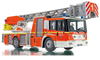 WIKING 0431 02 Feuerwehr - Metz Drehleiter L32 (MB Econic)
