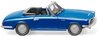 WIKING 0186 49 Glas 1700 GT Cabrio (offen) - blau-metallic
