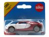 SIKU 1305 Bugatti EB 16.4 Veyron - dunkelrot/weiß