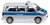 WIKING 0104 48 Polizei - VW T5 GP Multivan - silber/blau