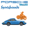 WIKING 0996 96 Porsche 911 und Motorradfahrer