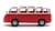 DreiKa 94150 Goliath Express 1100 Luxusbus - rot/cremeweiß
