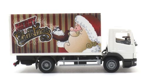 RIETZE 72501-006 MB Atego Koffer-Lkw "Merry Christmas"